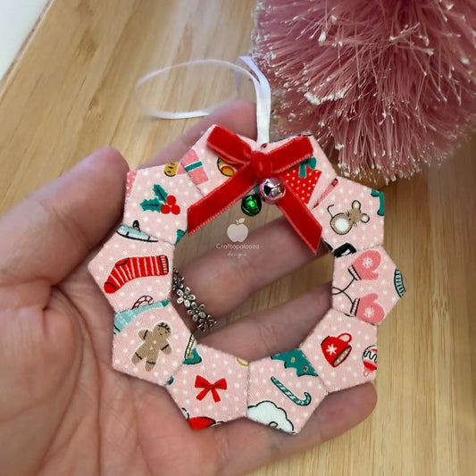 Merry Stitchmas EPP Ornament PDF Pattern