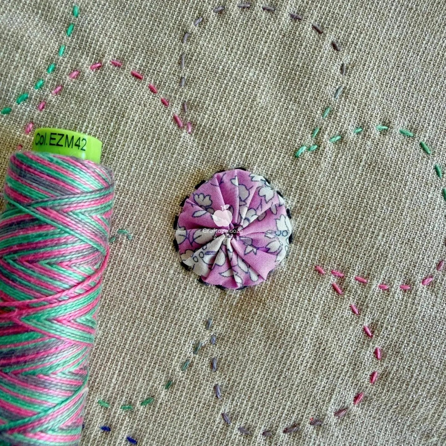 Florafield Pillow PDF Pattern (20in x 20in/50cm x 50cm)Craftapalooza DesignsPillow | Cushion