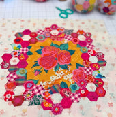 A little bit of EPP, a lot of pretty fabric, and 12 other reasons to join Machine Sampler Minis! - Craftapalooza Designs