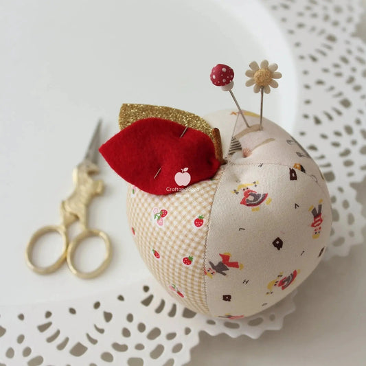 How to Make the Perfect Apple Pincushion - Craftapalooza Designs