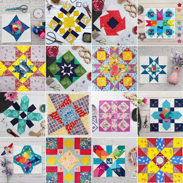 Mix three friends and three ways to construct patchwork and you get ...