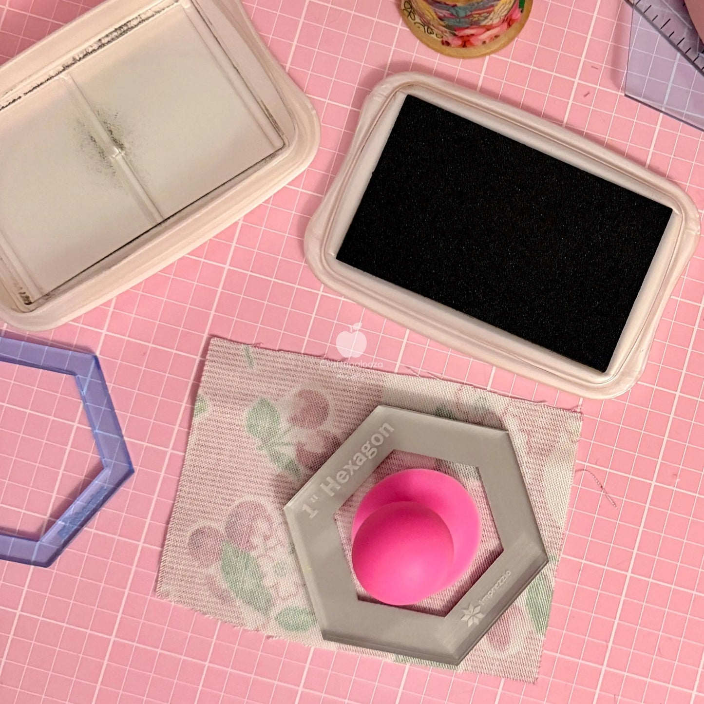 Hexagon Patchwork Stamp Set