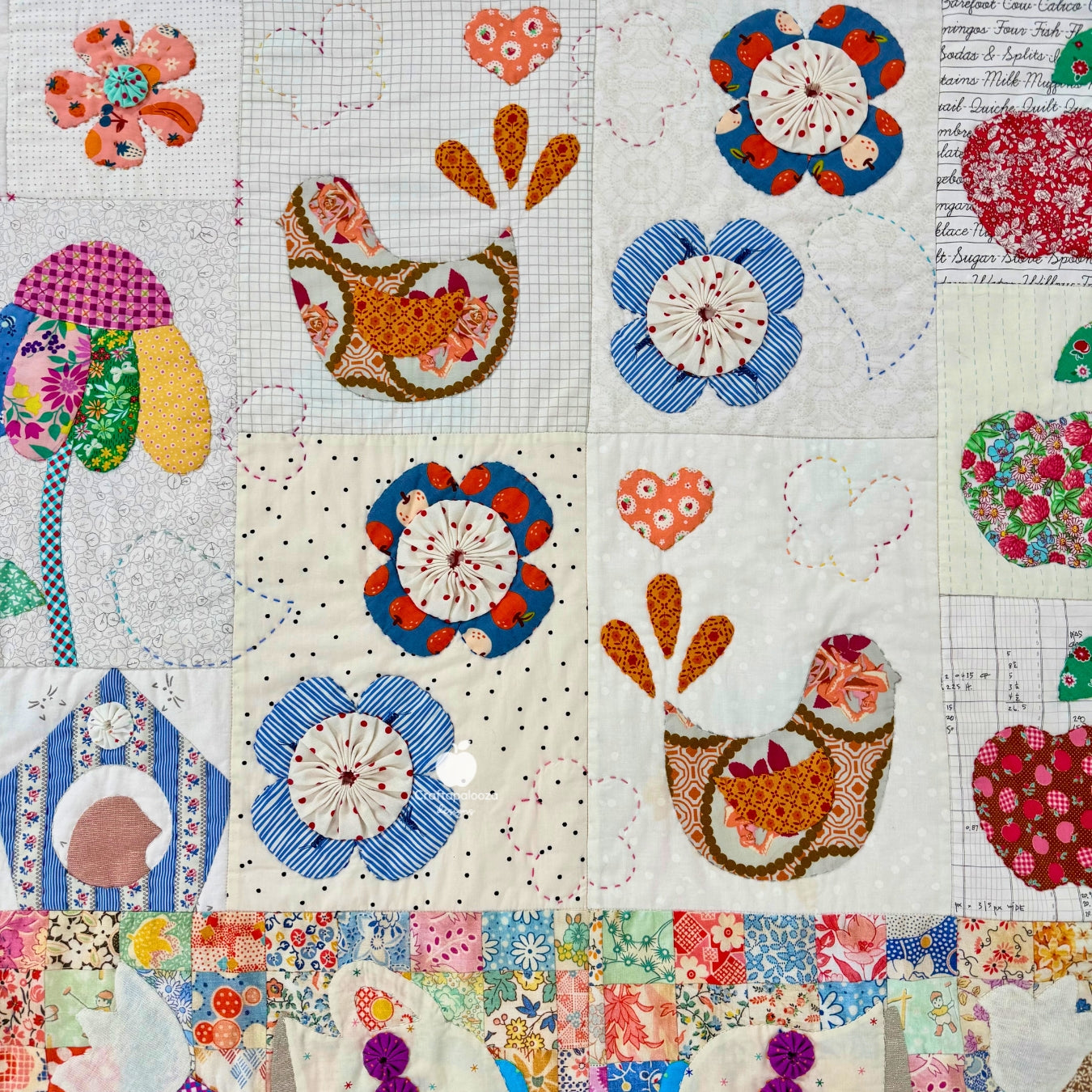 Meadowlicious Quilt PDF Applique Pattern