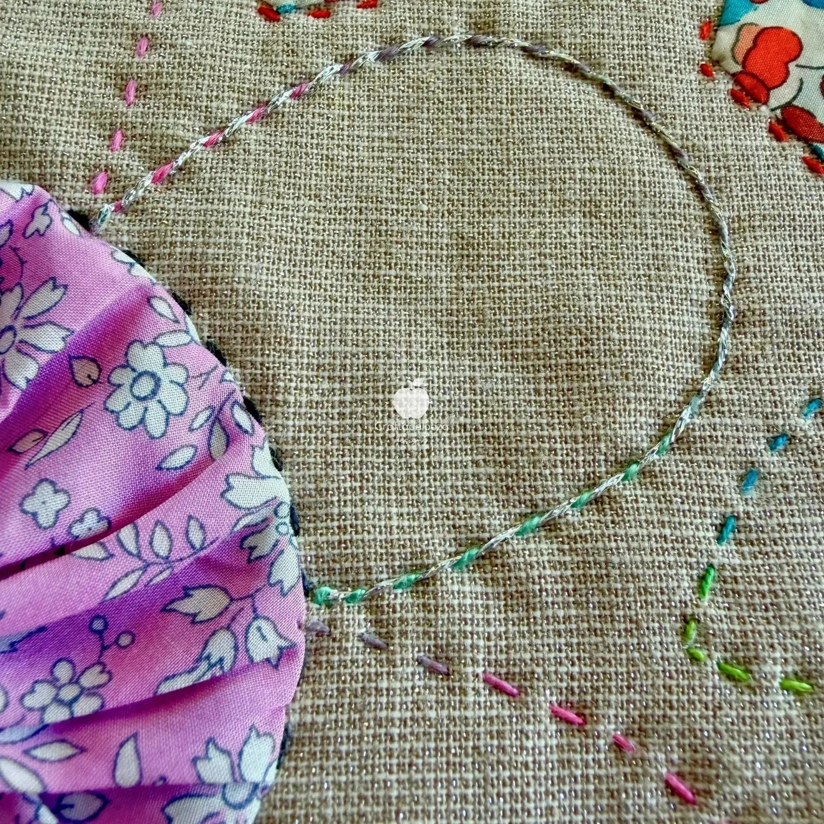 Florafield Pillow PDF Pattern (20in x 20in/50cm x 50cm) 