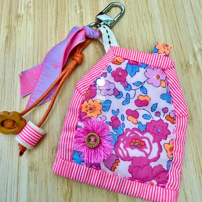 SweetHaus PDF Pattern: Quilt-as-you-go - Bag Charm | Christmas Ornament | Needle Nest