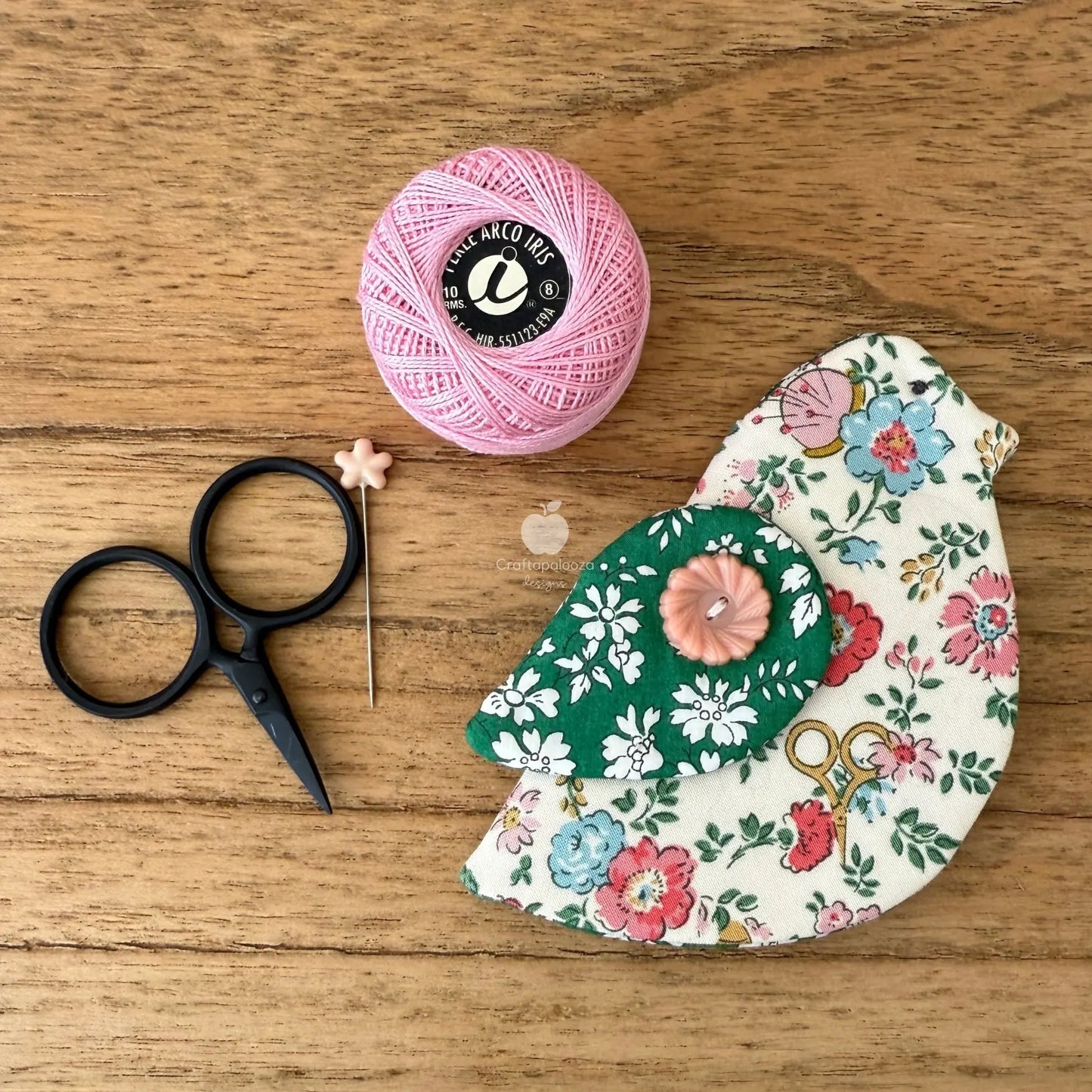 Sweet Tweet Needle Nest PDF Pattern | Bird Needle Book Sewing Pattern