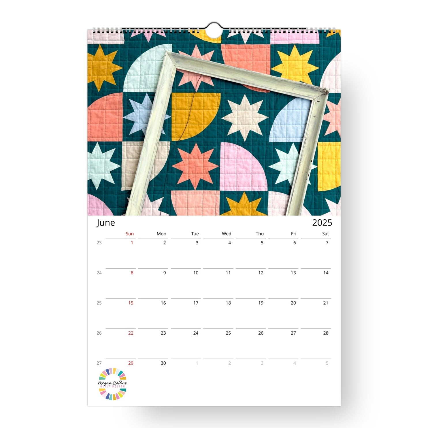 2025 Patchwork Calendar (US & CA)