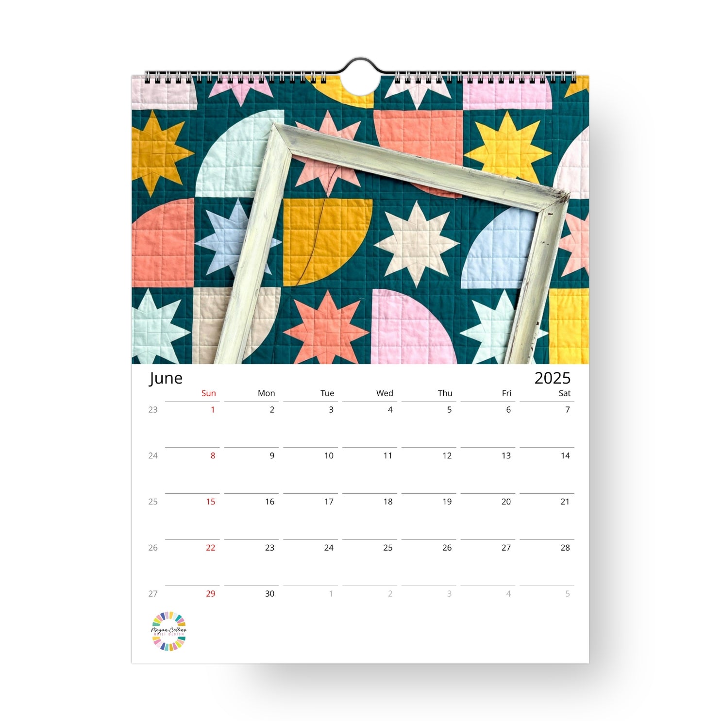 2025 Patchwork Calendar (US & CA)