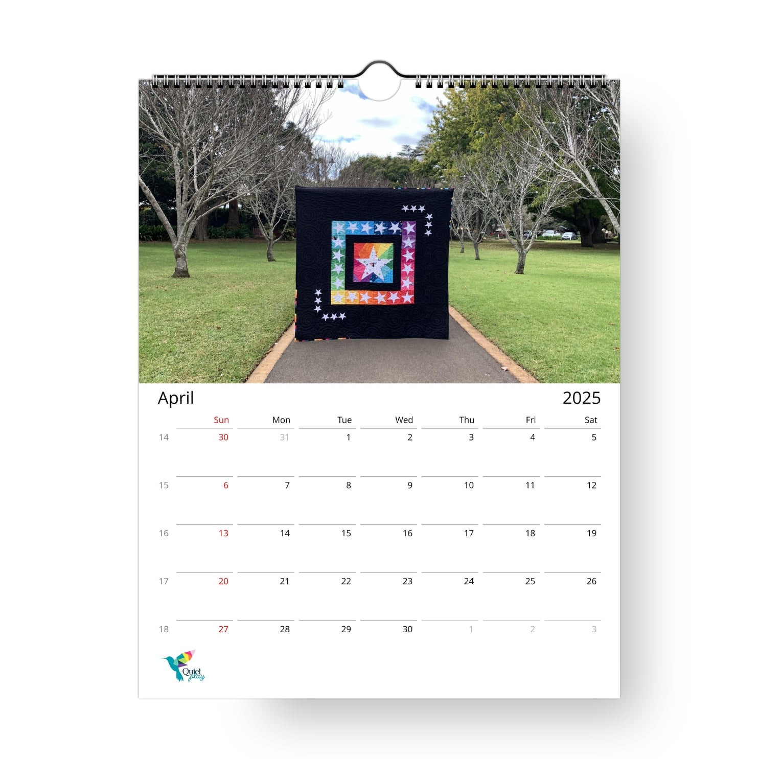 2025 Patchwork Calendar (US & CA)