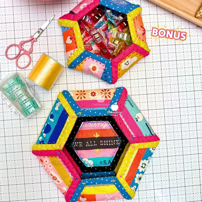 Blossie Basket PDF Pattern - Merry Little ChristmasCraftapalooza DesignsPDF Pattern