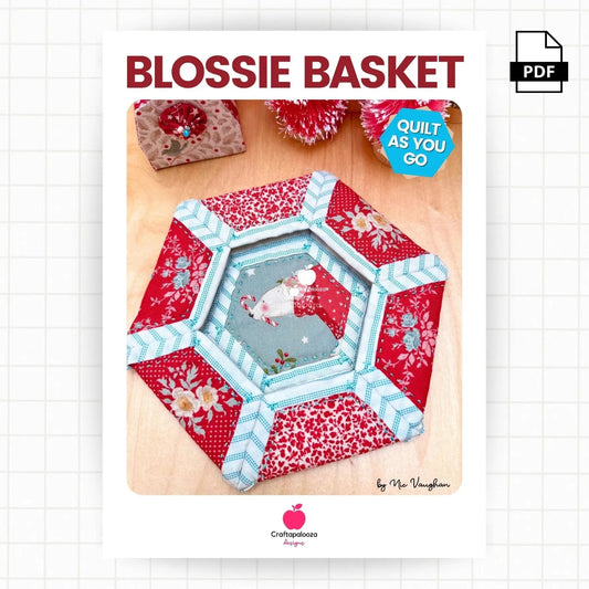 Blossie Basket PDF Pattern - Merry Little ChristmasCraftapalooza DesignsPDF Pattern
