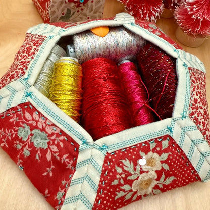 Blossie Basket PDF Pattern - Merry Little ChristmasCraftapalooza DesignsPDF Pattern