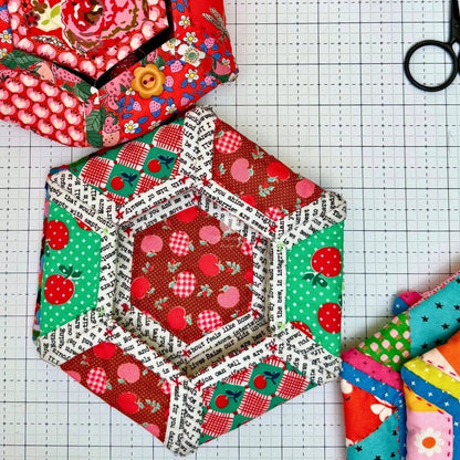 Blossie Basket PDF Pattern (Quilt as you go)Craftapalooza DesignsPDF Pattern