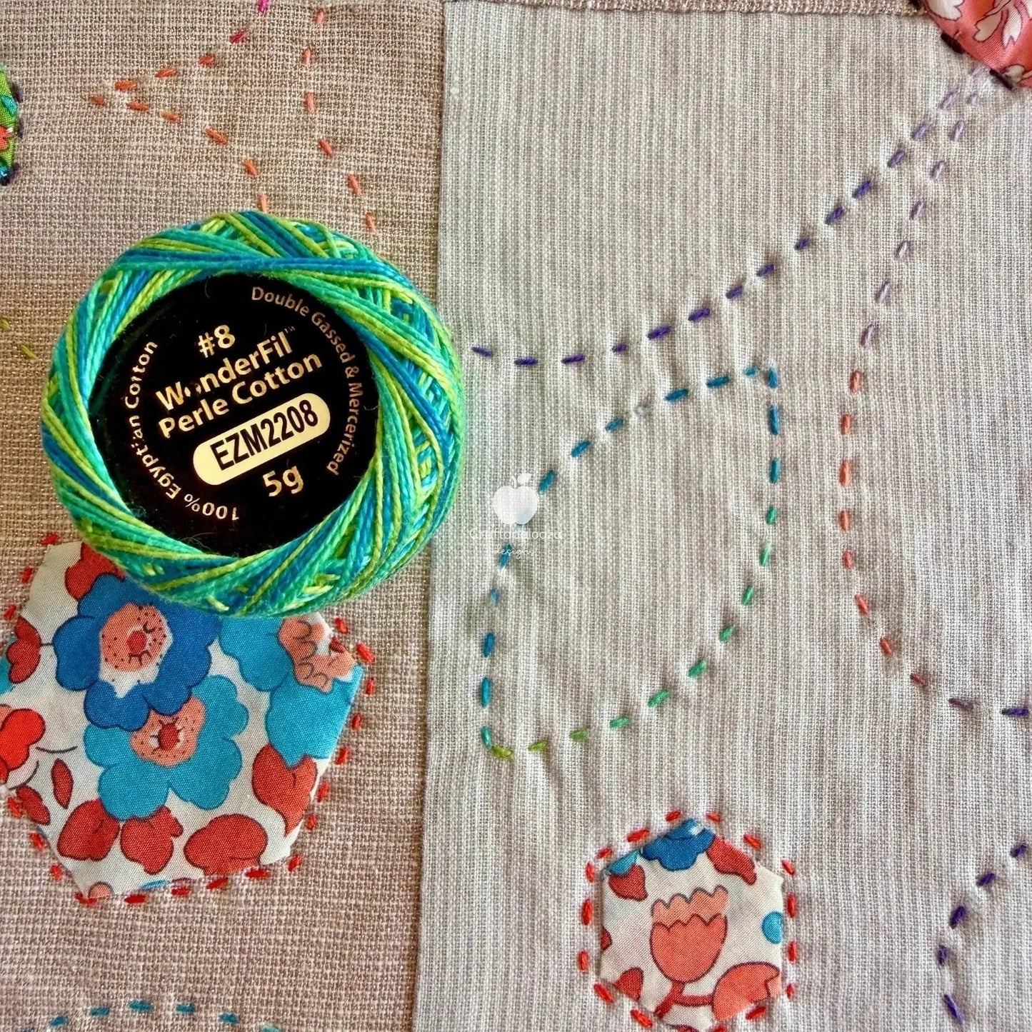 Florafield Pillow PDF Pattern (20in x 20in/50cm x 50cm)Craftapalooza DesignsPillow | Cushion
