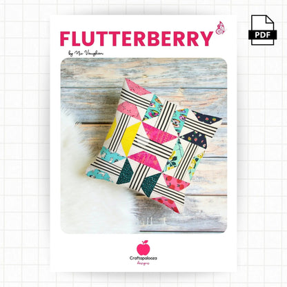 Flutterberry Quilt: PDF PatternCraftapalooza DesignsPDF Pattern