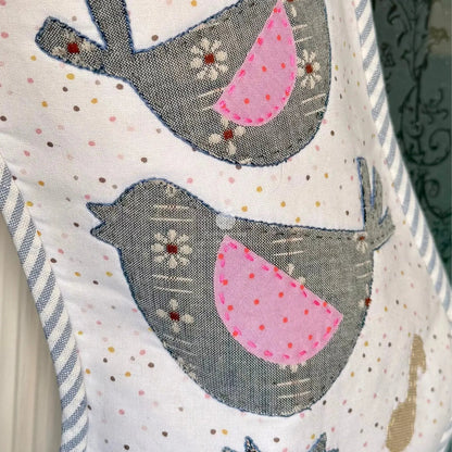 Four Calling Birds Stocking PDF Pattern – 12 Days Stocking Series 1Craftapalooza DesignsPDF Pattern