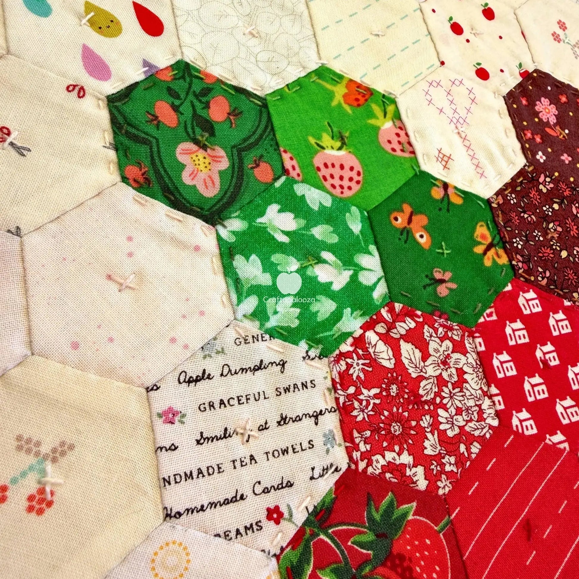 Hexagon Patchwork Stamp SetCraftapalooza DesignsPatchwork Stamps