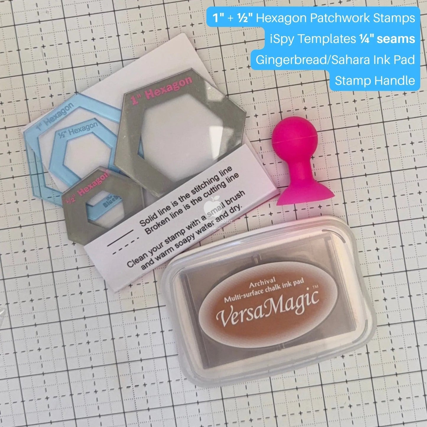 Hexagon Patchwork Stamp SetCraftapalooza DesignsPatchwork Stamps