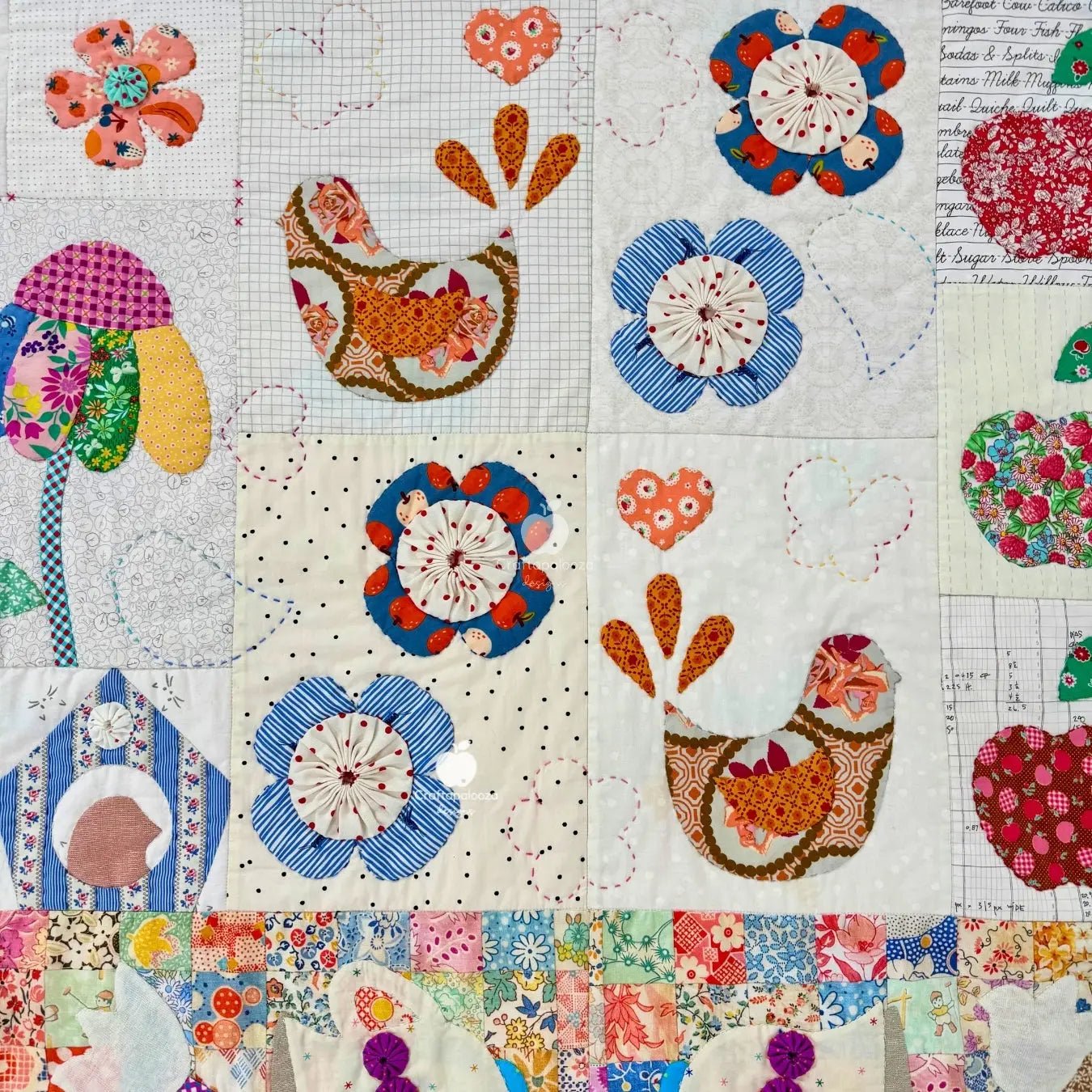 Meadowlicious Quilt PDF Applique PatternCraftapalooza DesignsPDF Pattern