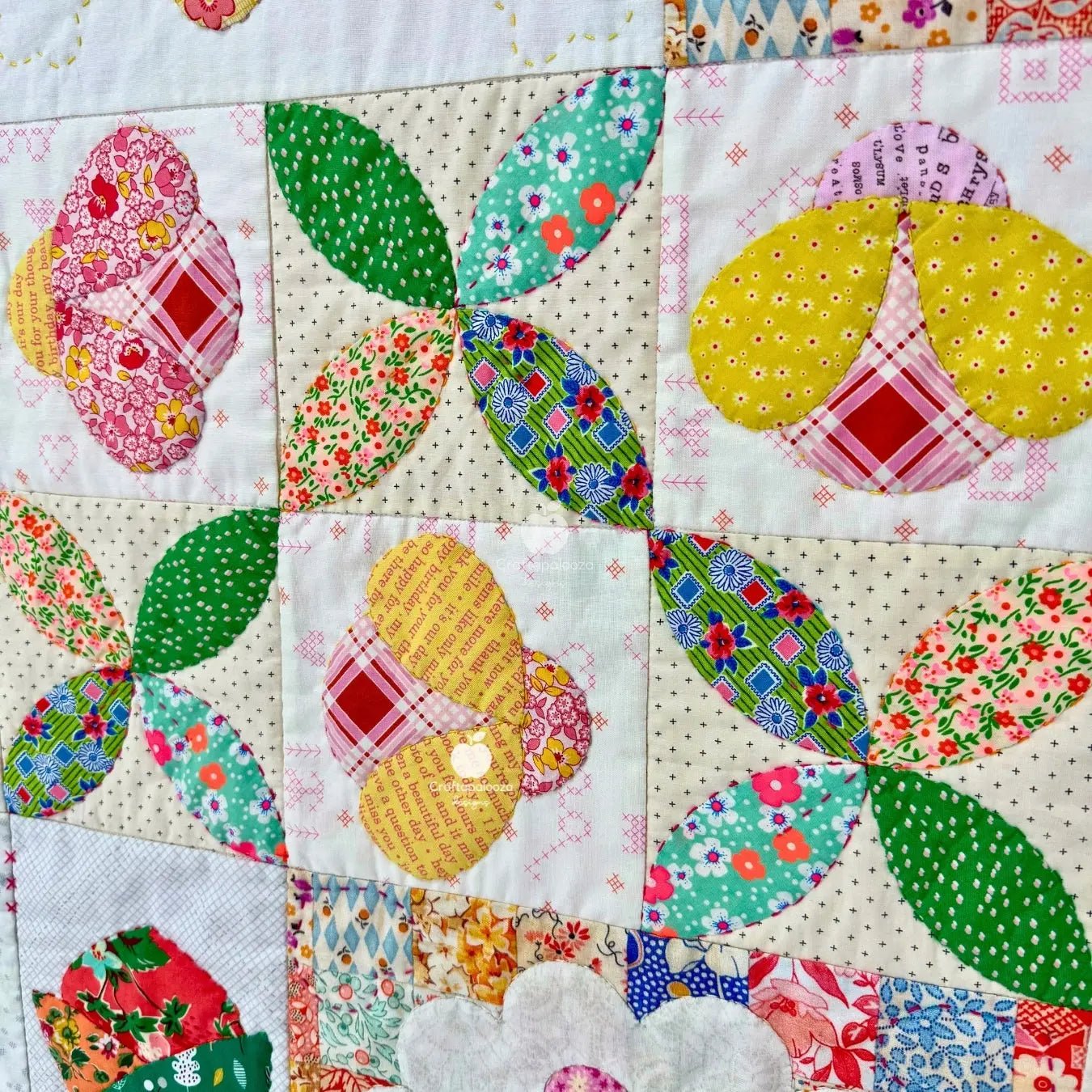 Meadowlicious Quilt PDF Applique PatternCraftapalooza DesignsPDF Pattern