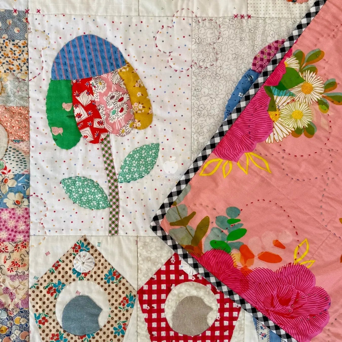 Meadowlicious Quilt PDF Applique PatternCraftapalooza DesignsPDF Pattern