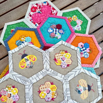 Poppin' Table Topper | Placemat | Mini Quilt: PDF PatternCraftapalooza DesignsPDF Pattern
