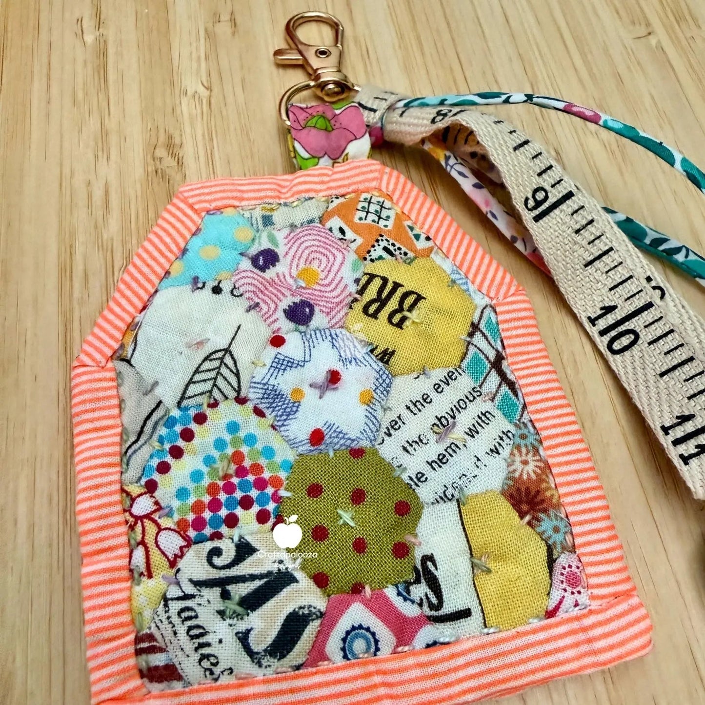 SweetHaus PDF Pattern: Quilt - as - you - go - Bag Charm | Christmas Ornament | Needle BookCraftapalooza DesignsPDF Pattern