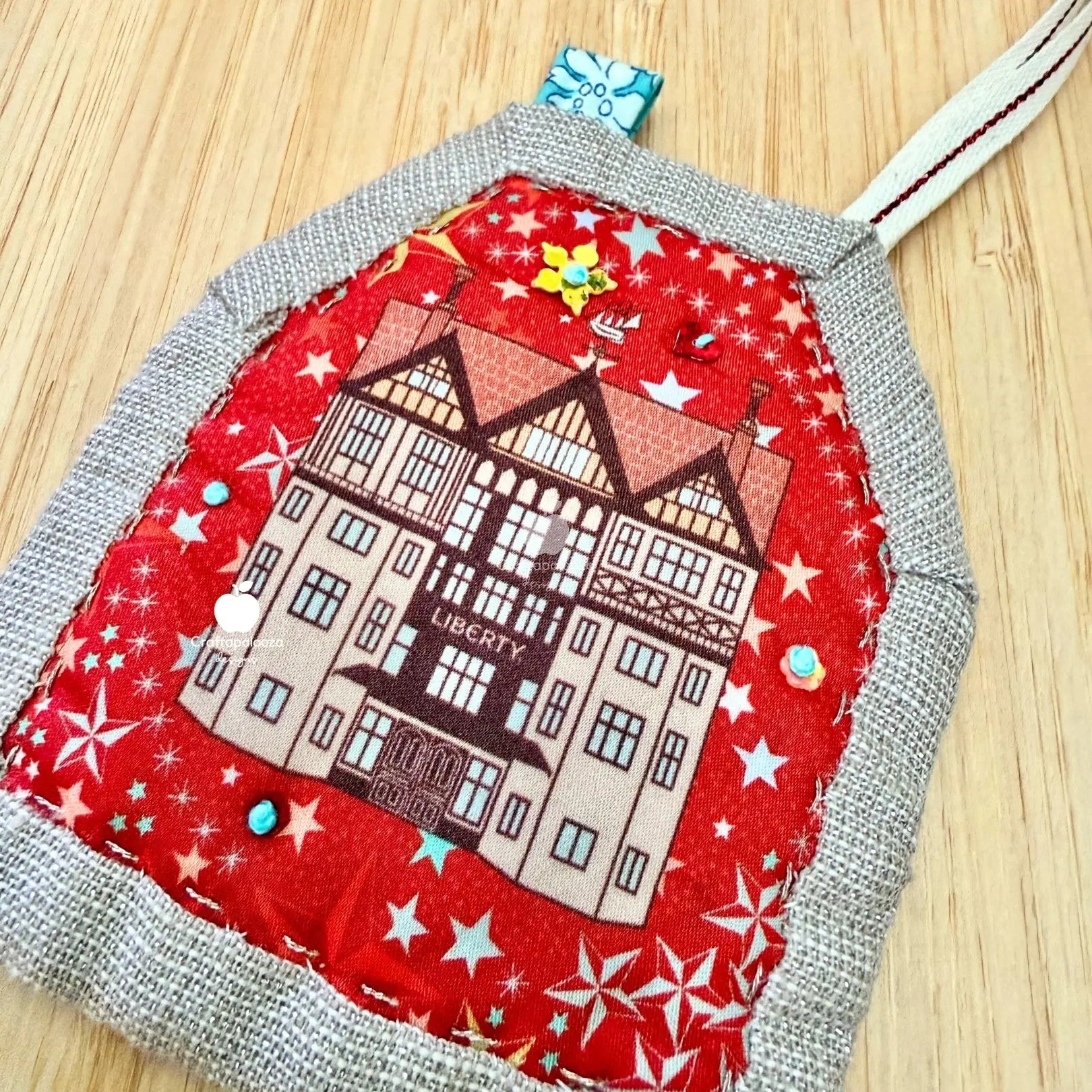 SweetHaus PDF Pattern: Quilt - as - you - go - Bag Charm | Christmas Ornament | Needle BookCraftapalooza DesignsPDF Pattern